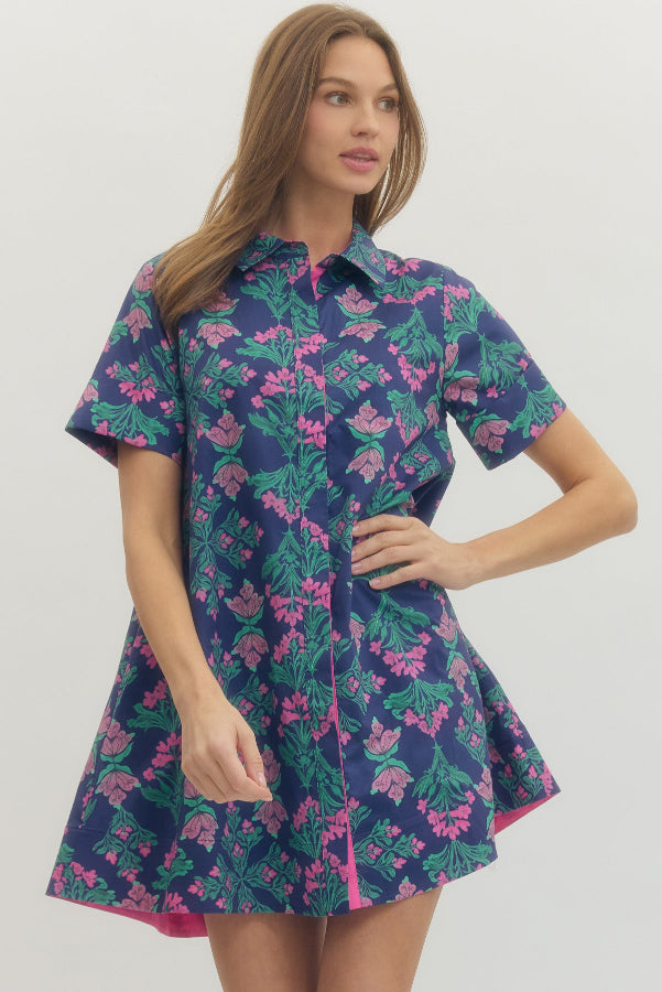 Navy Nights Dress - Shop Ravel