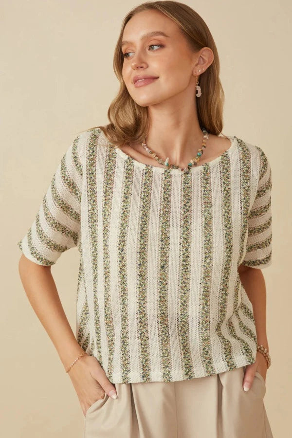 Woven in Time Top