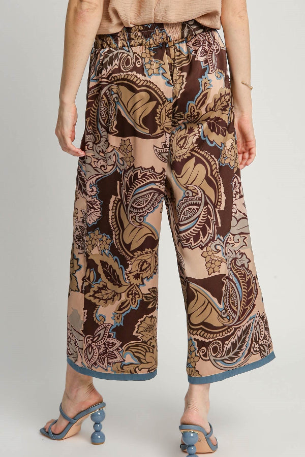 Paisley Print Pants