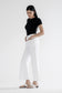 Mica High Rise White Wide Leg Jeans - Shop Ravel