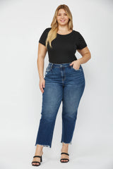 Mica Denim High Rise Straight Leg