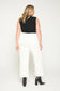 Mica White Wide Leg Jeans