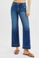 Risen Straight Leg Jeans