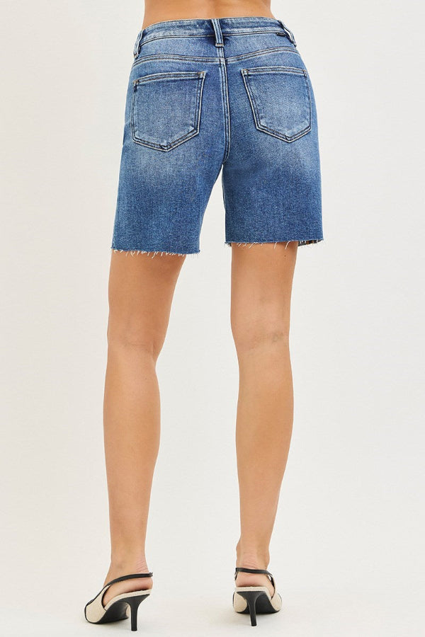 Risen Tummy Control, High Rise, Mid Length Shorts - Shop Ravel