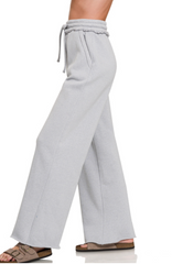 Lounge Around Sweatpants- Gray