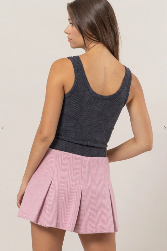 Washed Seamless Tank Top