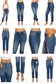 Cropped 5 Pocket Denim Jeans