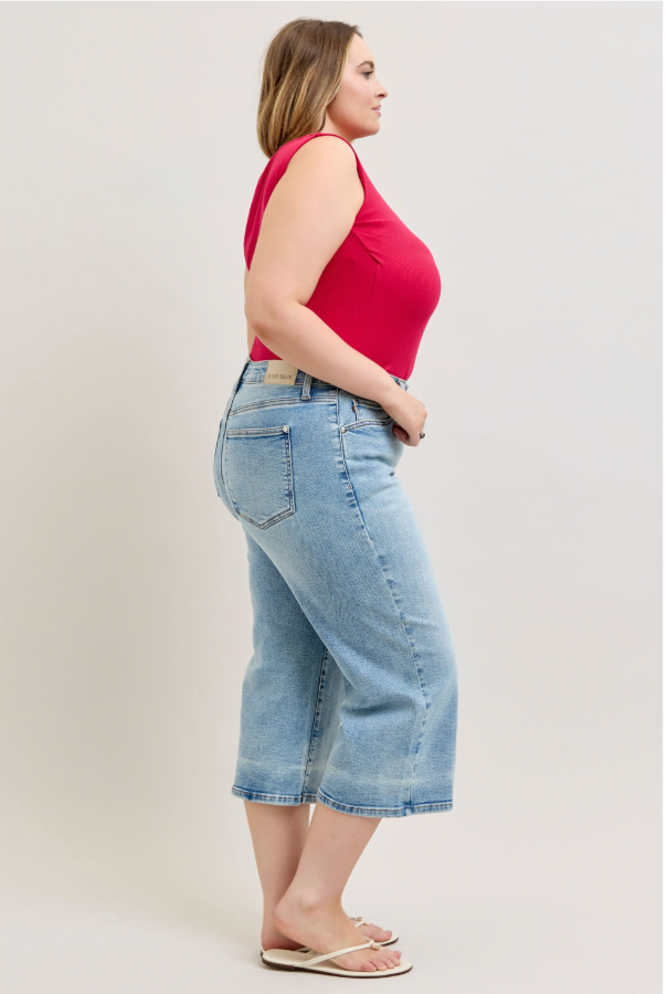 Judy Blue Mid Rise Crop- 881106 - Shop Ravel