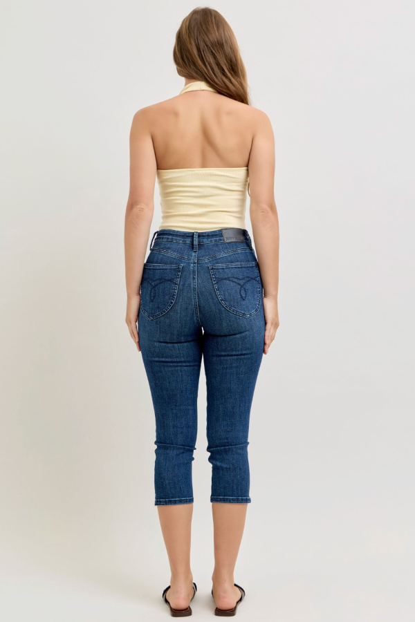 Judy Blue High Rise Capri- 78119 - Shop Ravel