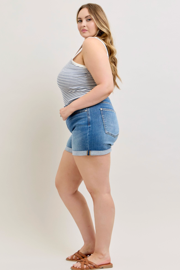 Judy Blue Mid Rise Shorts - 152109