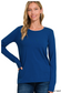 Cotton Crewneck Long Sleeve Tee