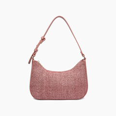 Eden Fall Straw Shoulder Bag