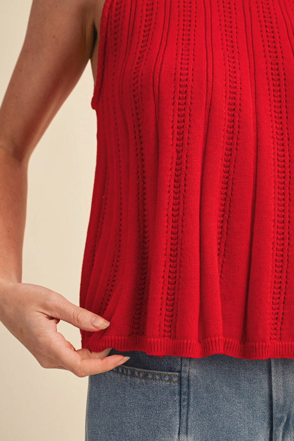 Pointelle Tank - Shop Ravel