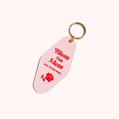 Party Mountain Paper Co Accessories Bless This Mess Keychain