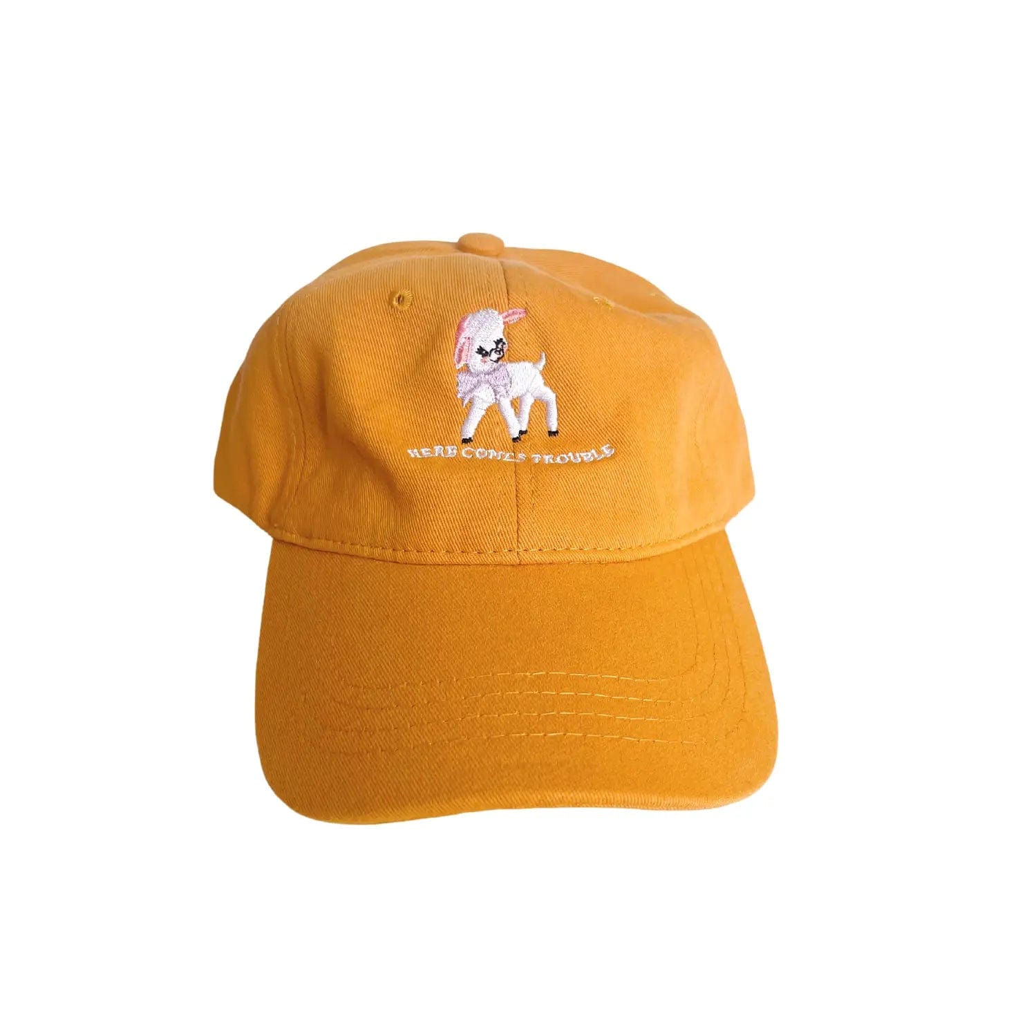 Party Mountain Paper Co Accessories Here Comes Trouble Baseball Dad Hat