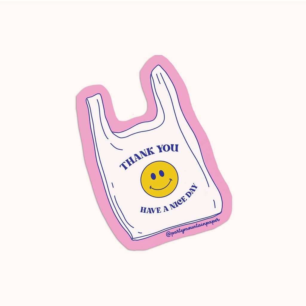 Party Mountain Paper co. Accessories Thank You Bag Sticker
