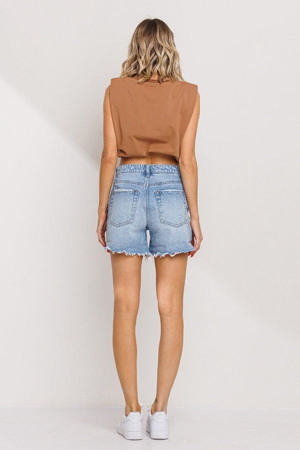 Jelly Jeans Bottoms Jelly Jeans High Rise Distressed Shorts