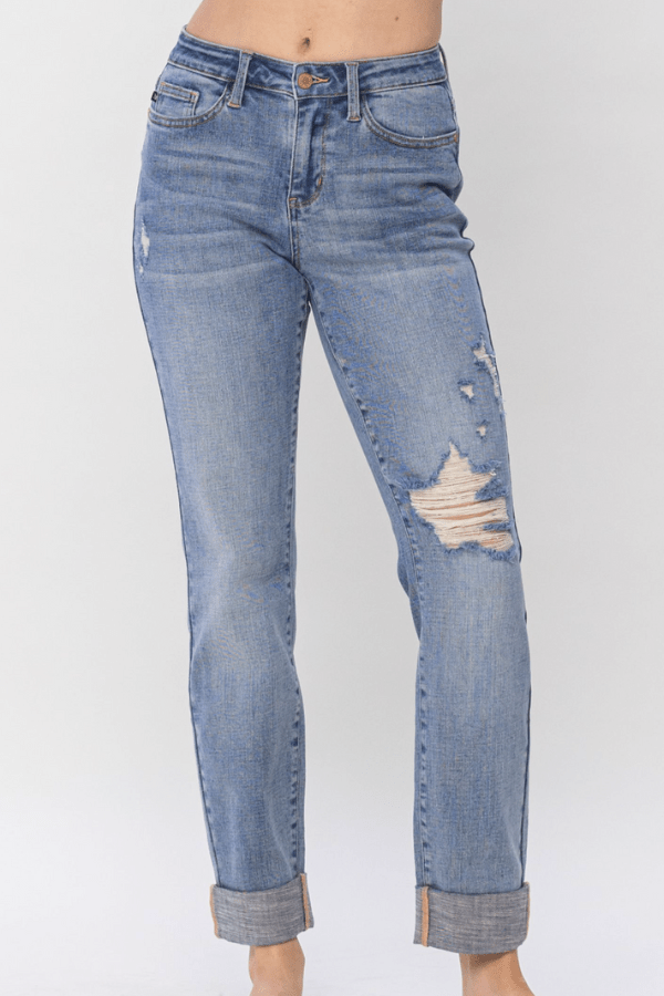 Judy Blue Bottoms Judy Blue Midrise Boyfriend Jean