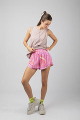 Very J Bottoms Marble Moment Active Shorts
