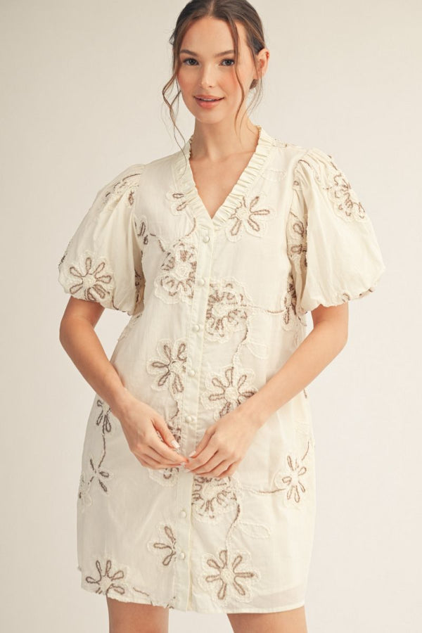 3D Floral Dress - Shop Ravel