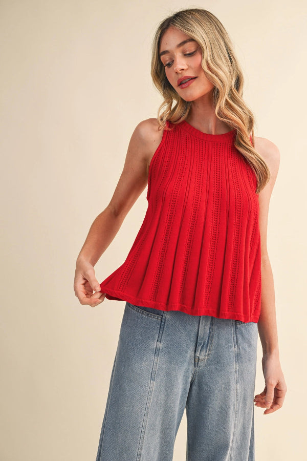 Pointelle Tank - Shop Ravel