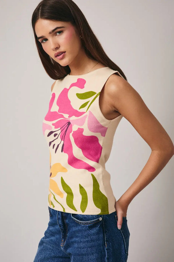 Tropical Print Top - Shop Ravel
