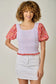 Chiffon Sleeve Lace Top - Shop Ravel