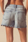 Mid Rise Distressed Denim Shorts - Shop Ravel