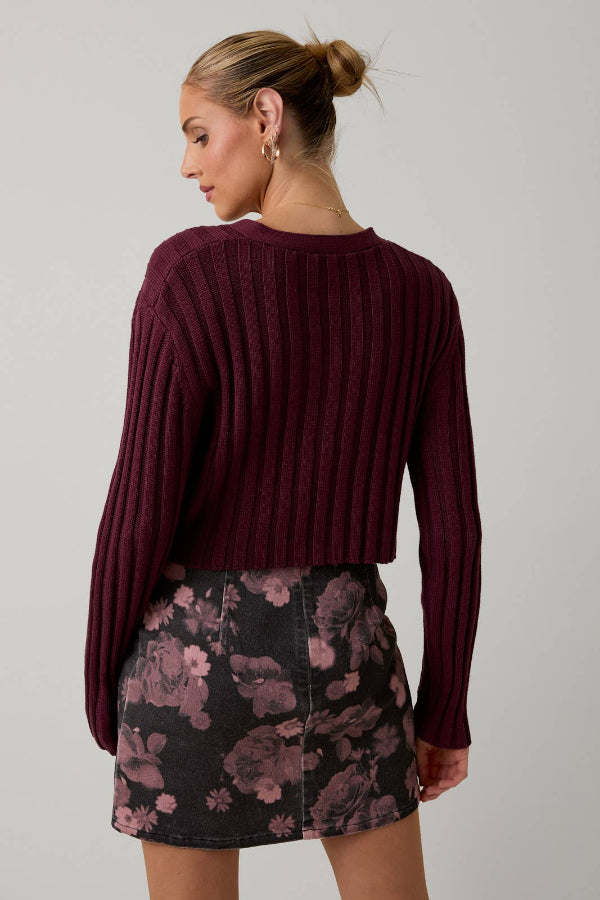 Twisted Sweater Top