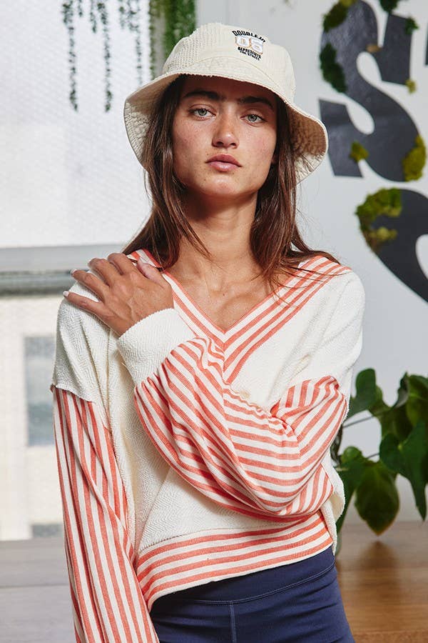 Contrast Details Terry Top