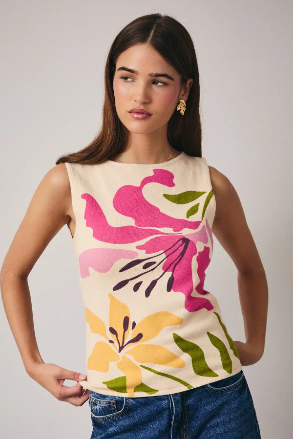 Tropical Print Top - Shop Ravel