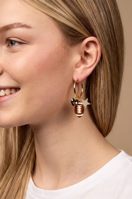 Signature Hoop Earrings-Gameday Glitz