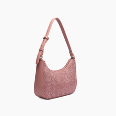 Eden Fall Straw Shoulder Bag