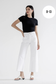 Mica High Rise White Wide Leg Jeans - Shop Ravel
