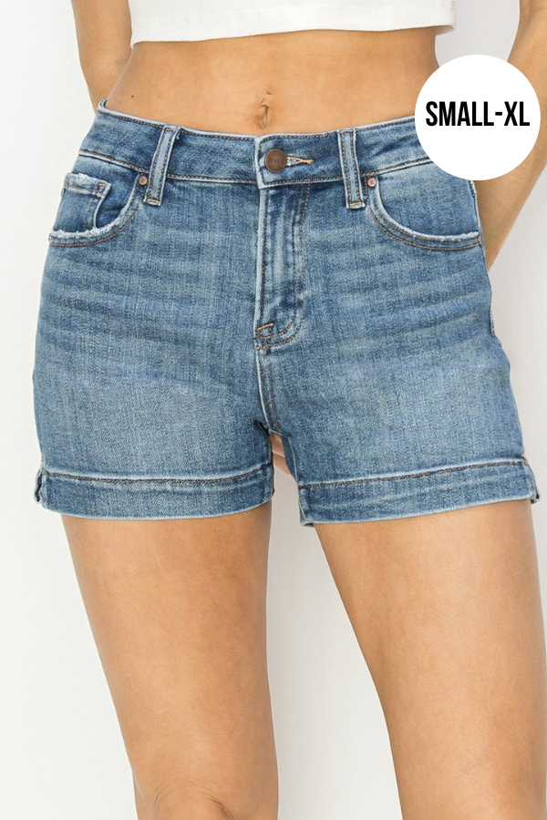 Risen High Rise Side Slit Shorts - Shop Ravel