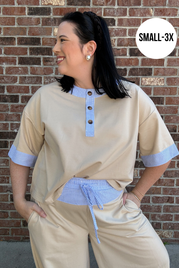 Contrast Trim Set- Top