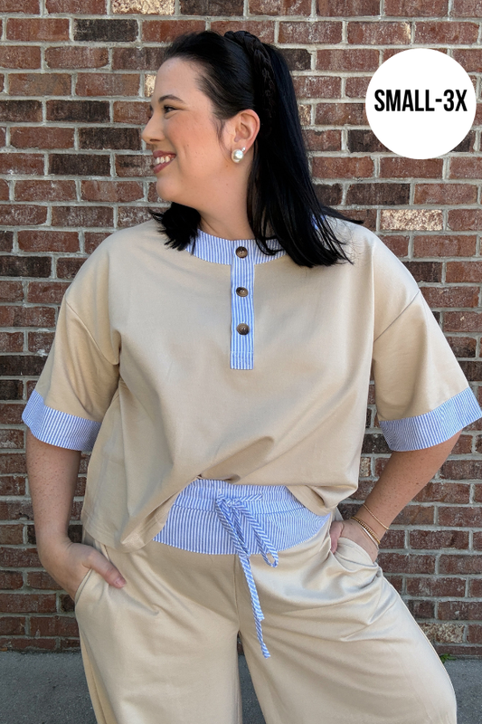 Contrast Trim Set- Top