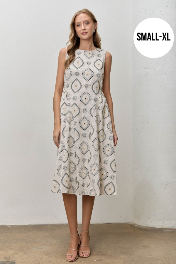 A-Line Midi Dress
