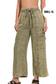 Linen Cargo- Olive