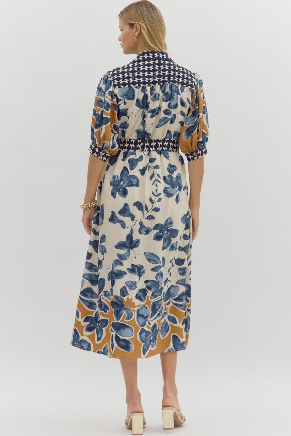 Botanical Midi Dress