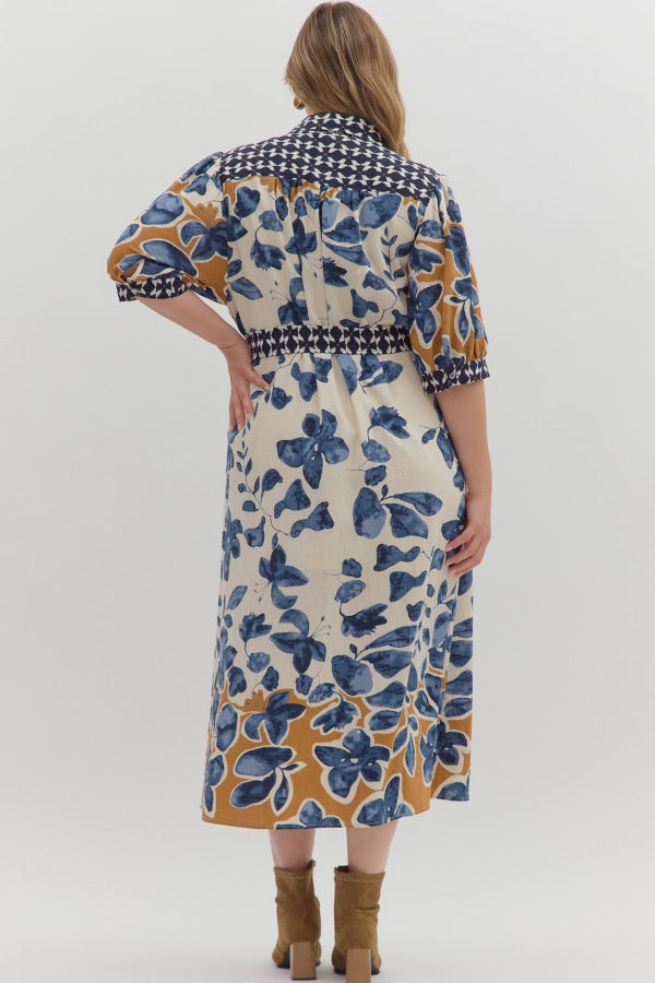 Botanical Midi Dress
