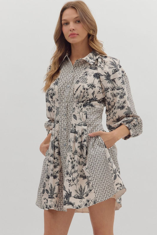 Panel Detail Dress