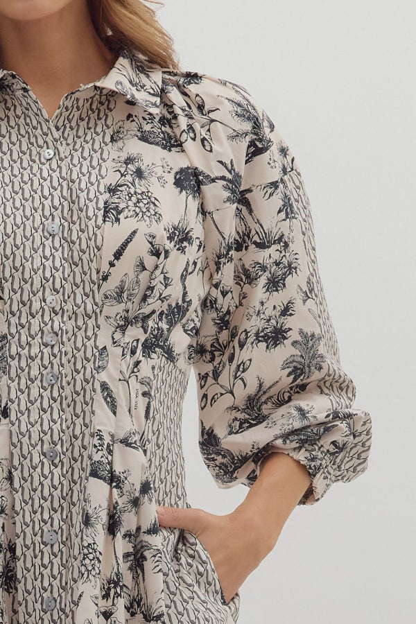 Panel Detail Dress