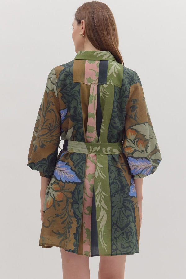 Botanical Mini Dress