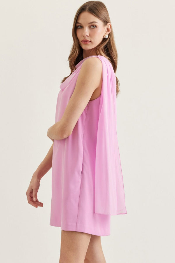 Scarf Detail Dress - Shop Ravel