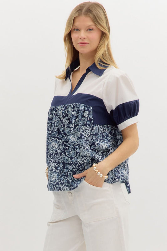 Print Mix Top