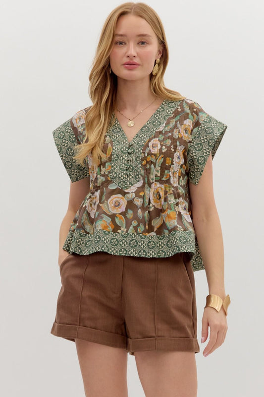 Pintuck Top