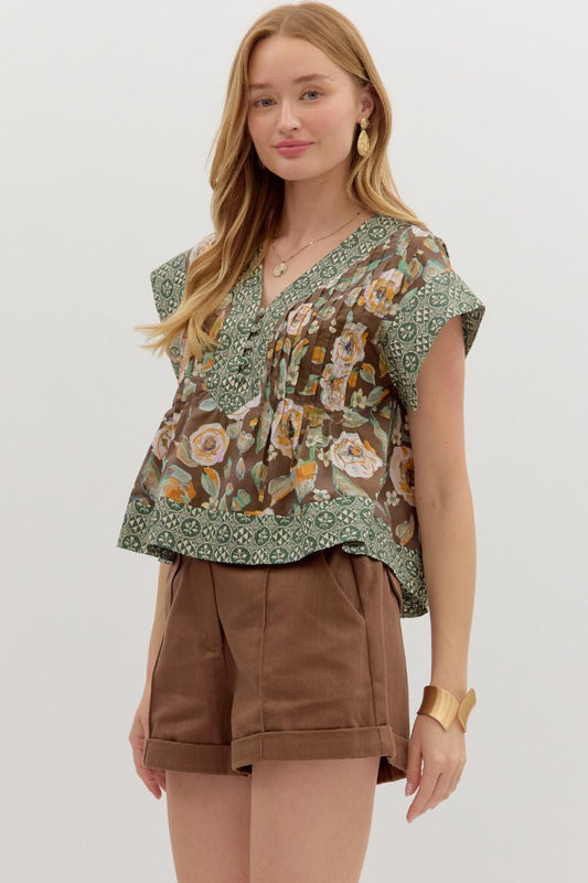 Pintuck Top