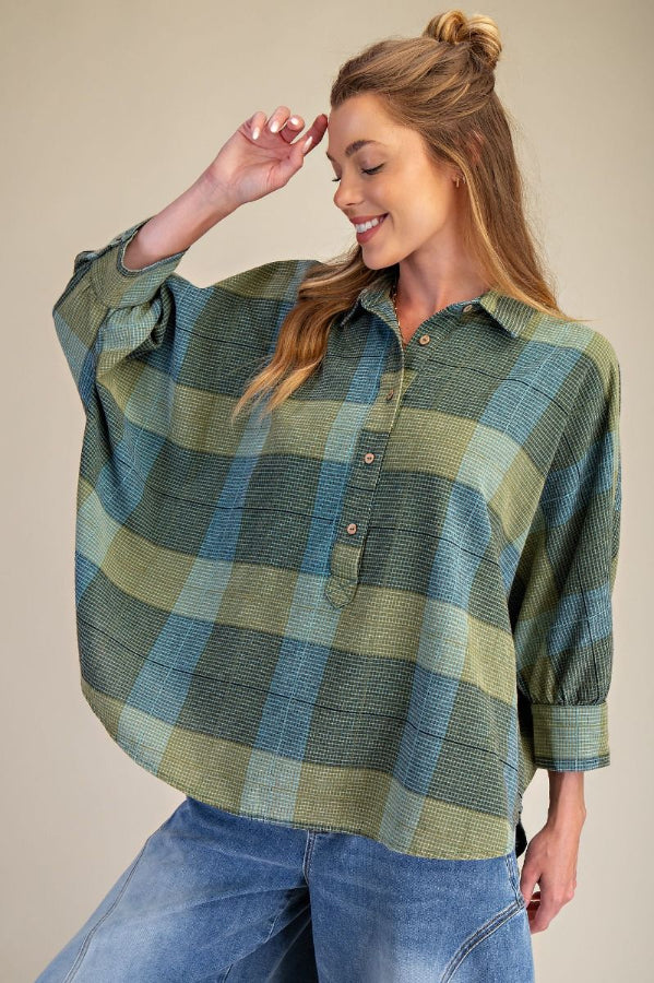 Plaid Lover Top