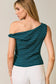 Twisted Detail Stripe Knit Top
